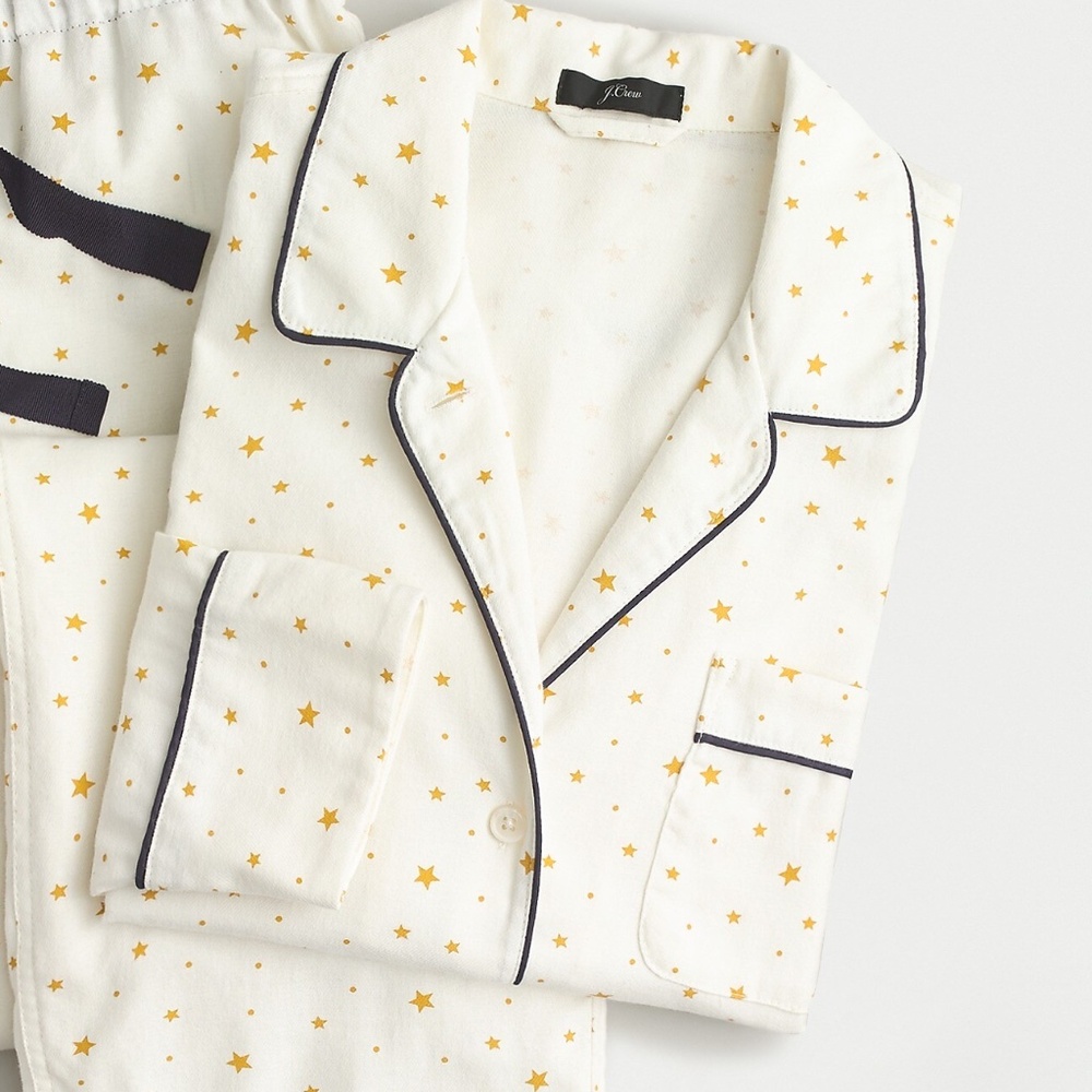 J.Crew Long Sleeve Flannel Pajama Top